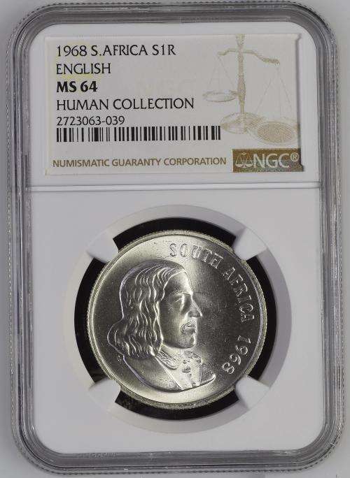 1968 ENGLISH S.AFRICA S1R - MS64